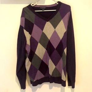 Cotton purple sweater